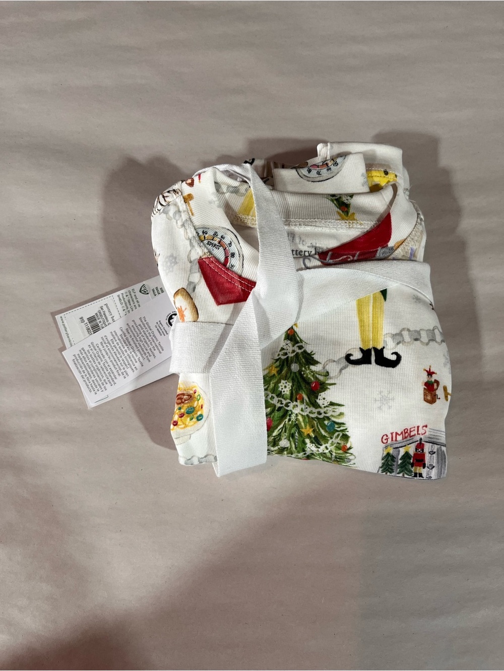 Pottery Barn Kids NEW Holiday Elf Pajama Set Organic Cotton 2T - Picture 2 of 7